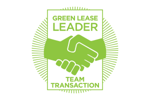 Green Lease Leader Team Transaction Logo