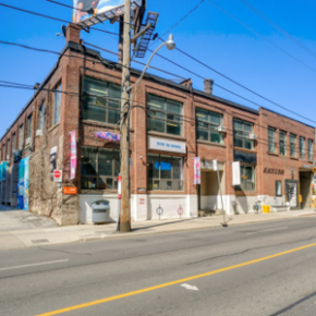250 Carlaw Avenue Building Exterior showing front entrance