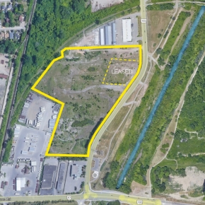 3807 Stanley Avenue Land Overview with parcel leased