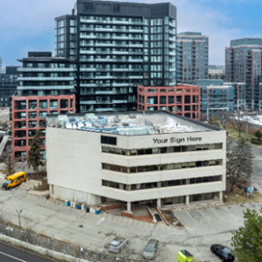 2 Tippett Road building exterior showing nearby streets