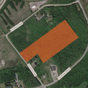 375 Townline Road Land with Orange Property Outline Highlight