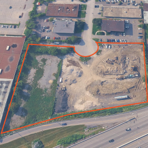 Aerial outline of land available at 864 Lady Ellen Place