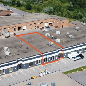 2050 Ellesmere Road Building with Unit 3 Outlined