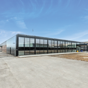 37 Bethridge Road building exterior showing main entrance and loading area