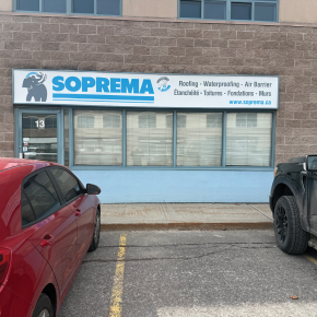 Front of unit at 3308 Canotek Road