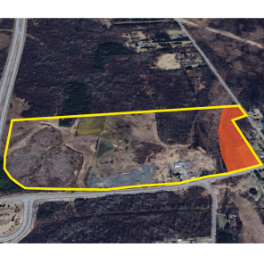 Arial with area outlined available for sale/lease at 2097 Dilworth