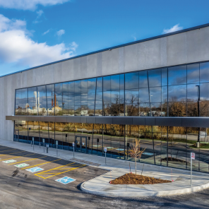 1352 Tonolli Road building exterior showing main entrance and parking
