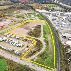 Aerial outline of land available at 2 Rockland Road