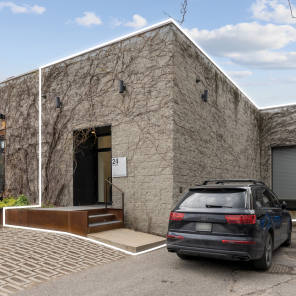 24 McGee Street thumbnail exterior view of the building with white outlined