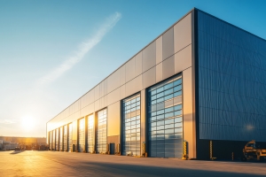 Industrial Building during sunset