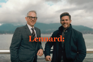 Allon Shapiro and Aaron Ulinder with Lennard Logo