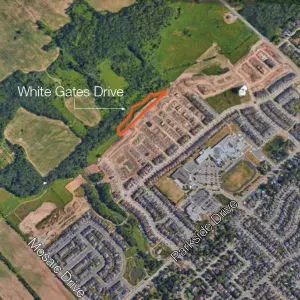 Aerial image of White Gates Drive 