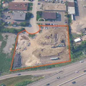 864 Lady Ellen Place Land for Lease with orange property outline