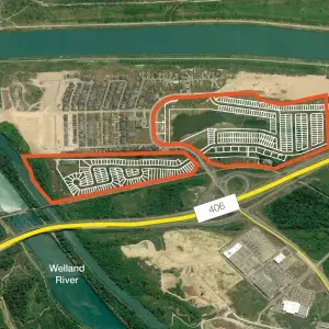 289 Daimler Parkway (North & Centre Parcels of Land) Outlined in Orange