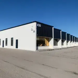 450 Bowes Road Building Front Entrance to Units 5-6