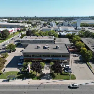 Aerial of 2 Storey Commercial / Office Building