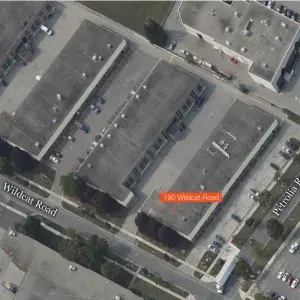 Aerial of 190 Wildcat Road