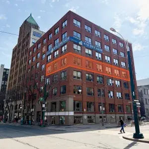 116 Spadina Ave thumbnail exterior with highlighted office space