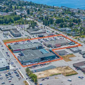 Aerial view of Powell River Power Centre