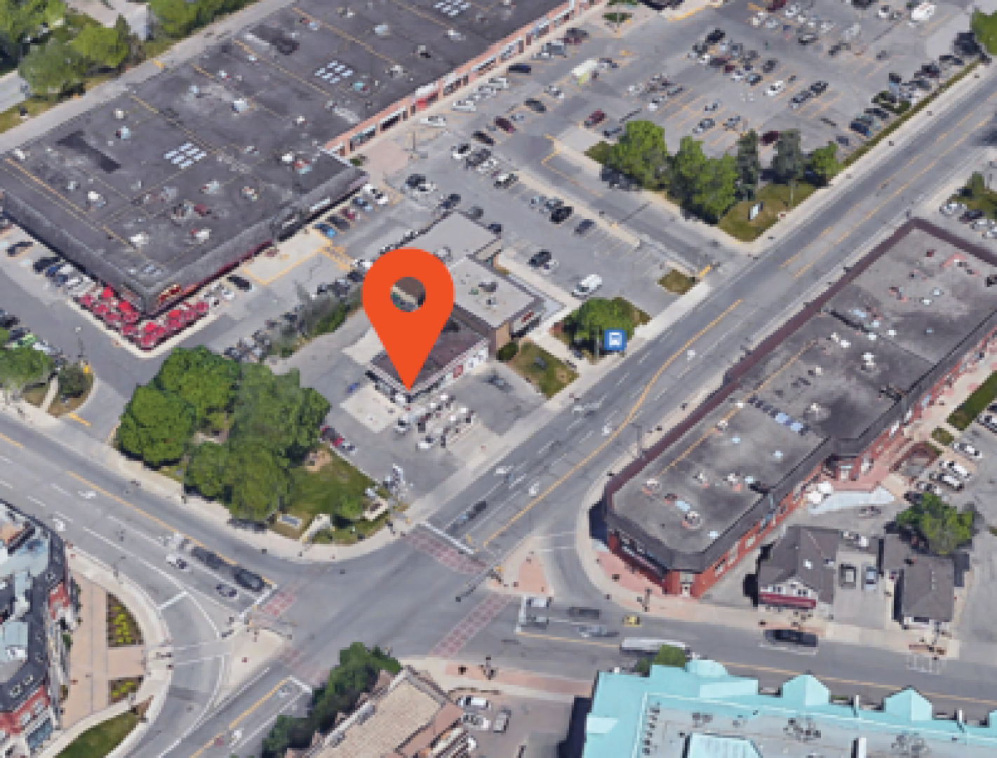 2451 Lakeshore Road West Aerial map