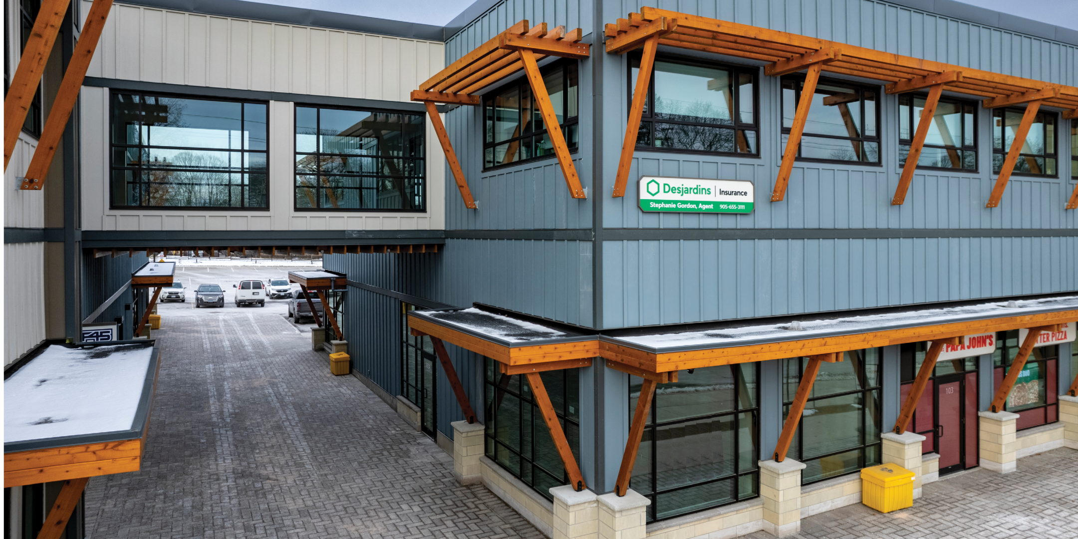 72 Baldwin Street view of Desjardins Insurance unit