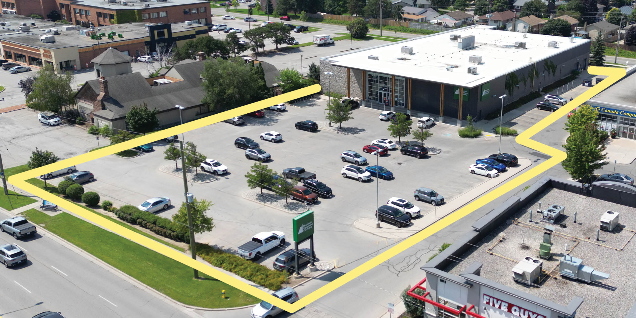 Aerial image of 1051 Wellington Road