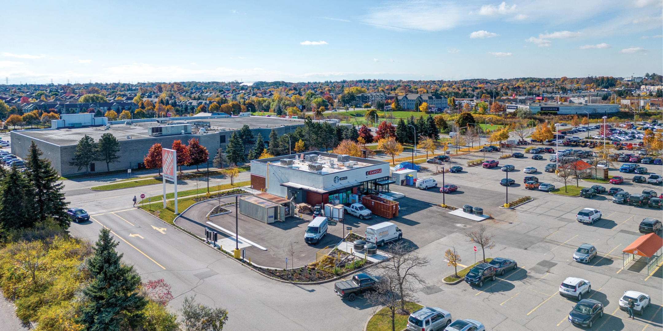 Aerial photo of 110 Martindale Crescent
