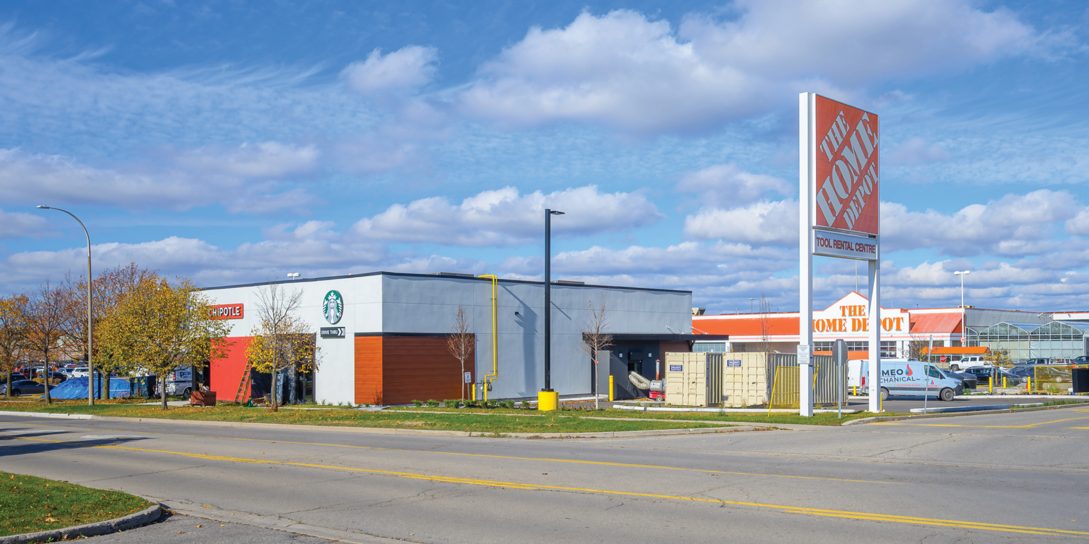 Building image of 110 Martindale Crescent showing Starbucks