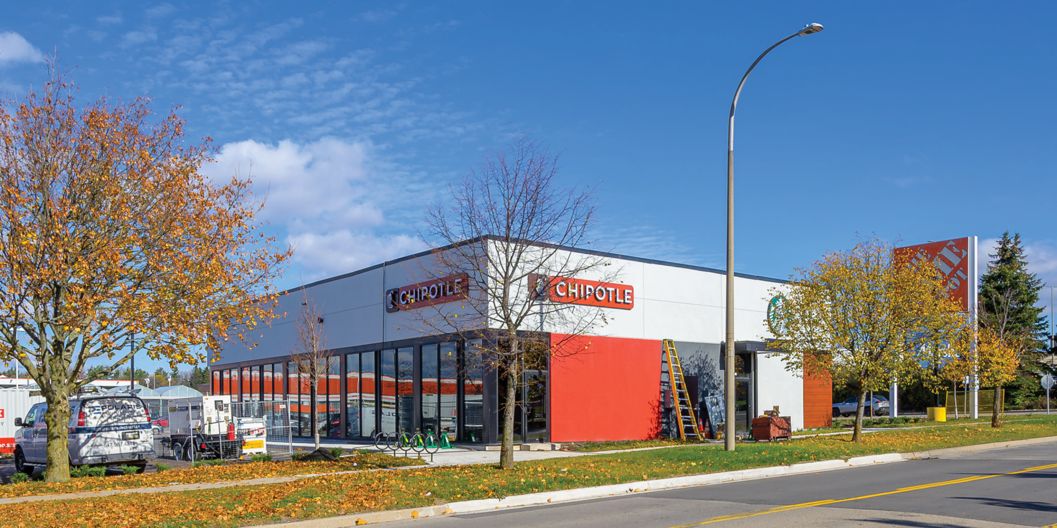 Building image of 110 Martindale Crescent showing Chipotle