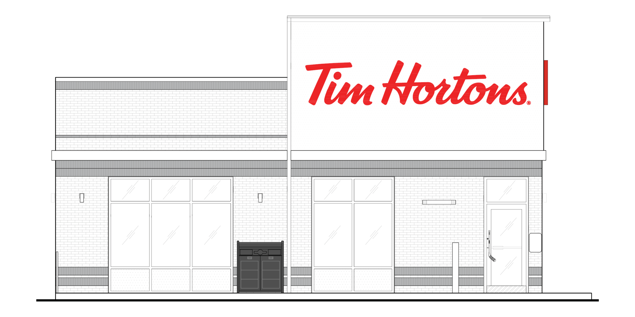 244 Graham Road Tim Hortons Rendering Front
