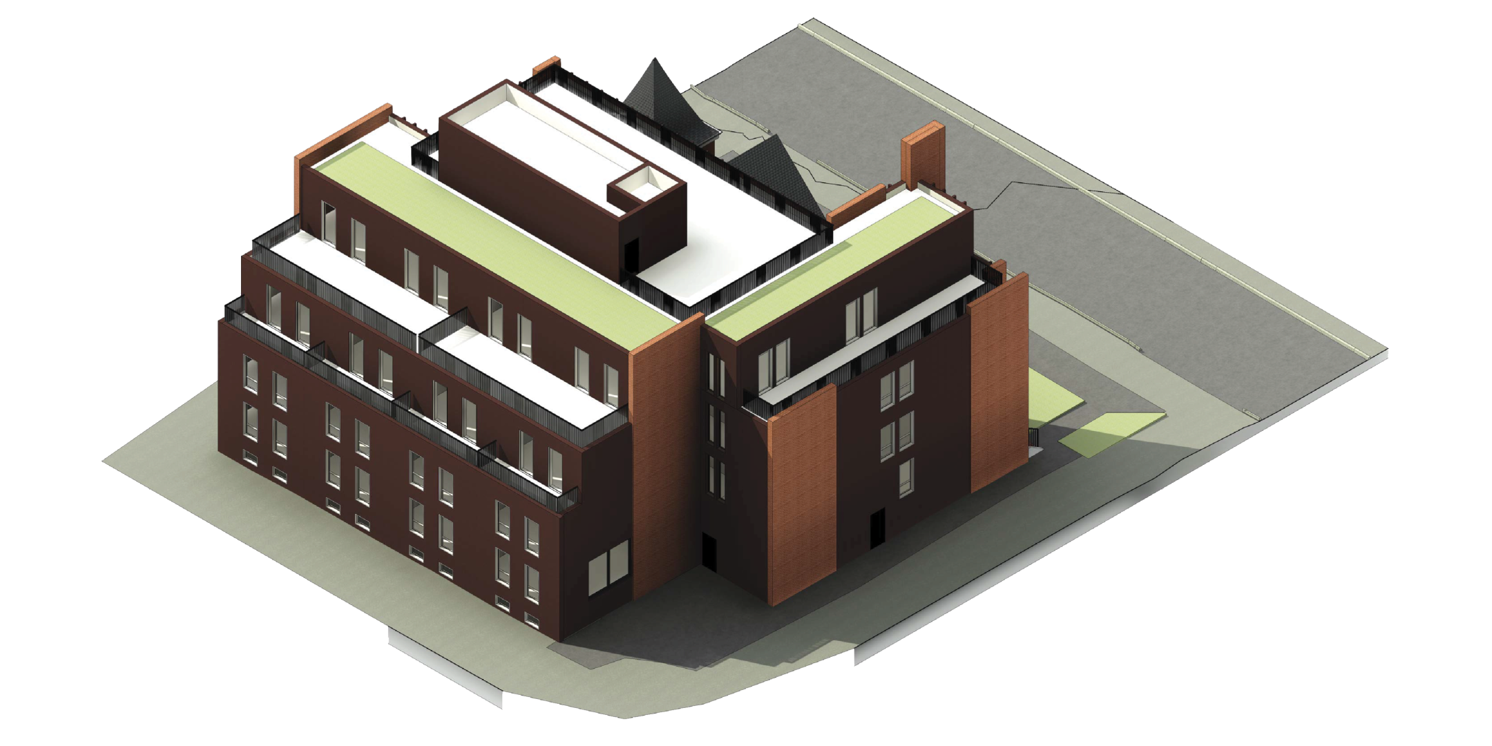 17 Rhodes Ave Rendering Exterior Back 