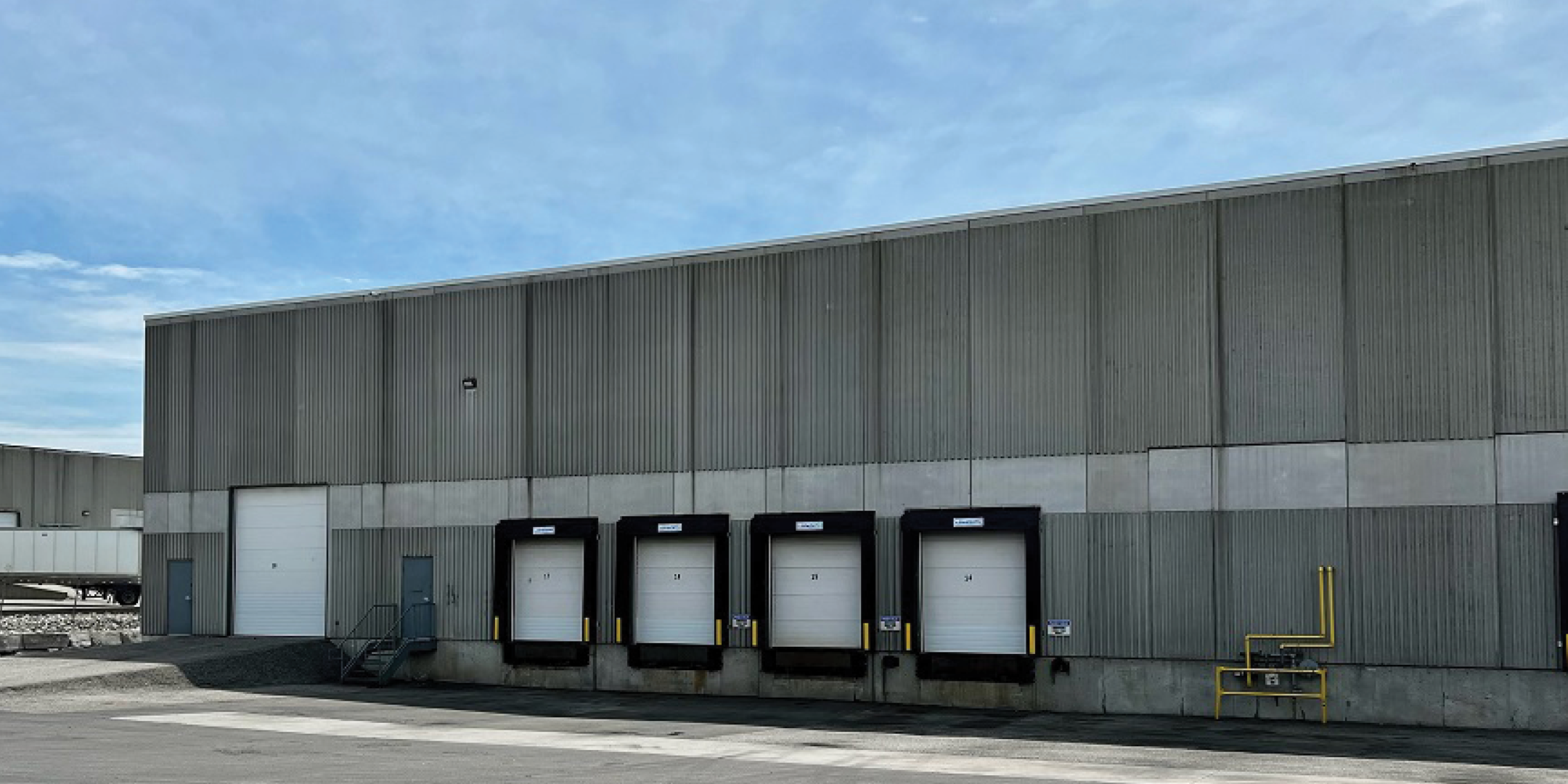 2550 Stanfield Road exterior truck level and drive in doors