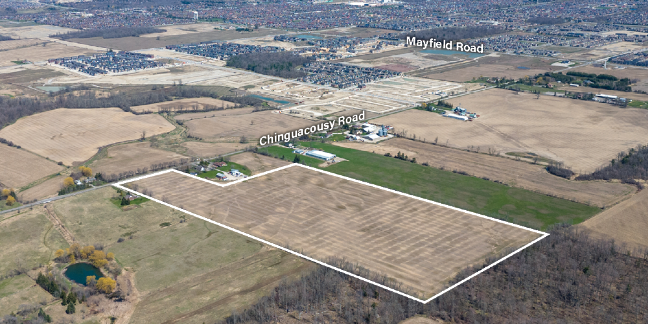 12530 Chinguacousy Road with Property Outline and Street Names