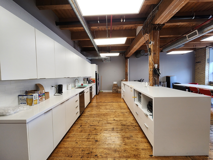 40 Hanna Avenue Kitchen with cabinets