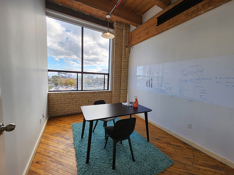 40 Hanna Avenue private office with window 
