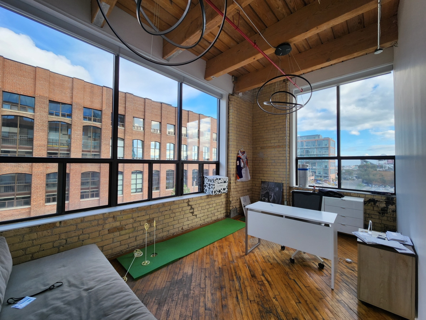 40 Hanna Avenue corner suite meeting room with big windows