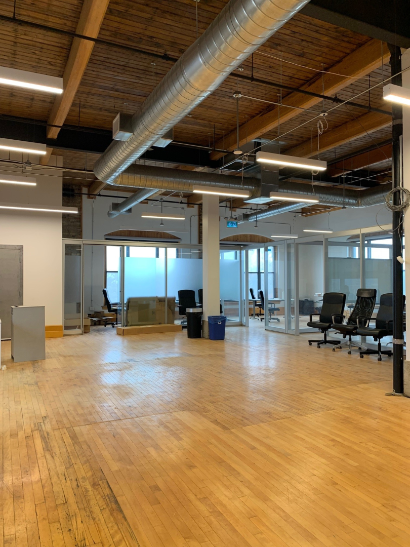  91 Oxford 3rd Floor office with wide open area