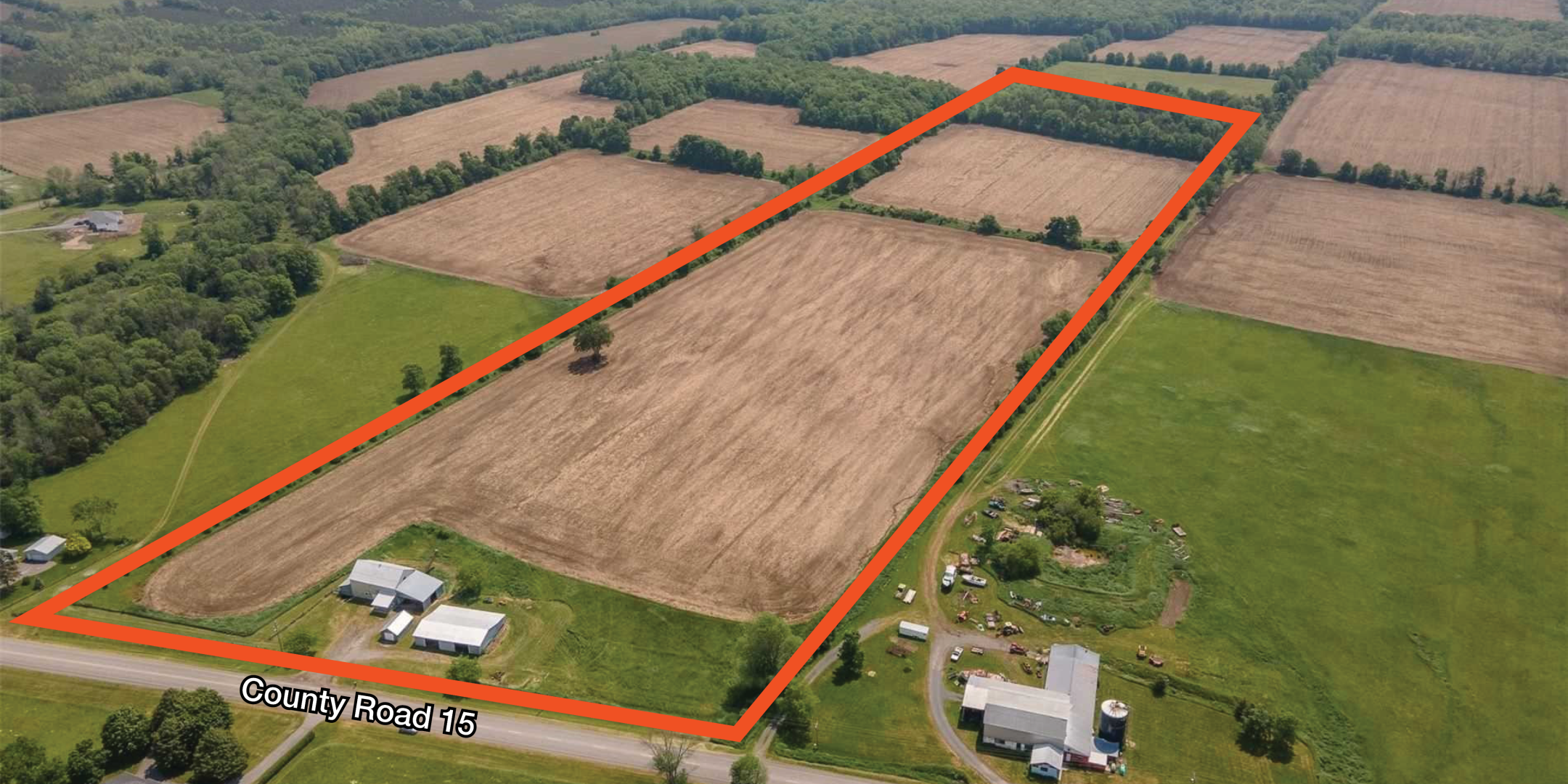 1134 County Road 15 Land with Property Outline