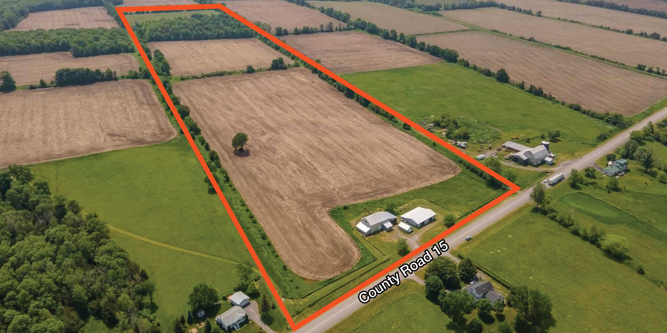 1134 County Road 15 Land with Property Outline
