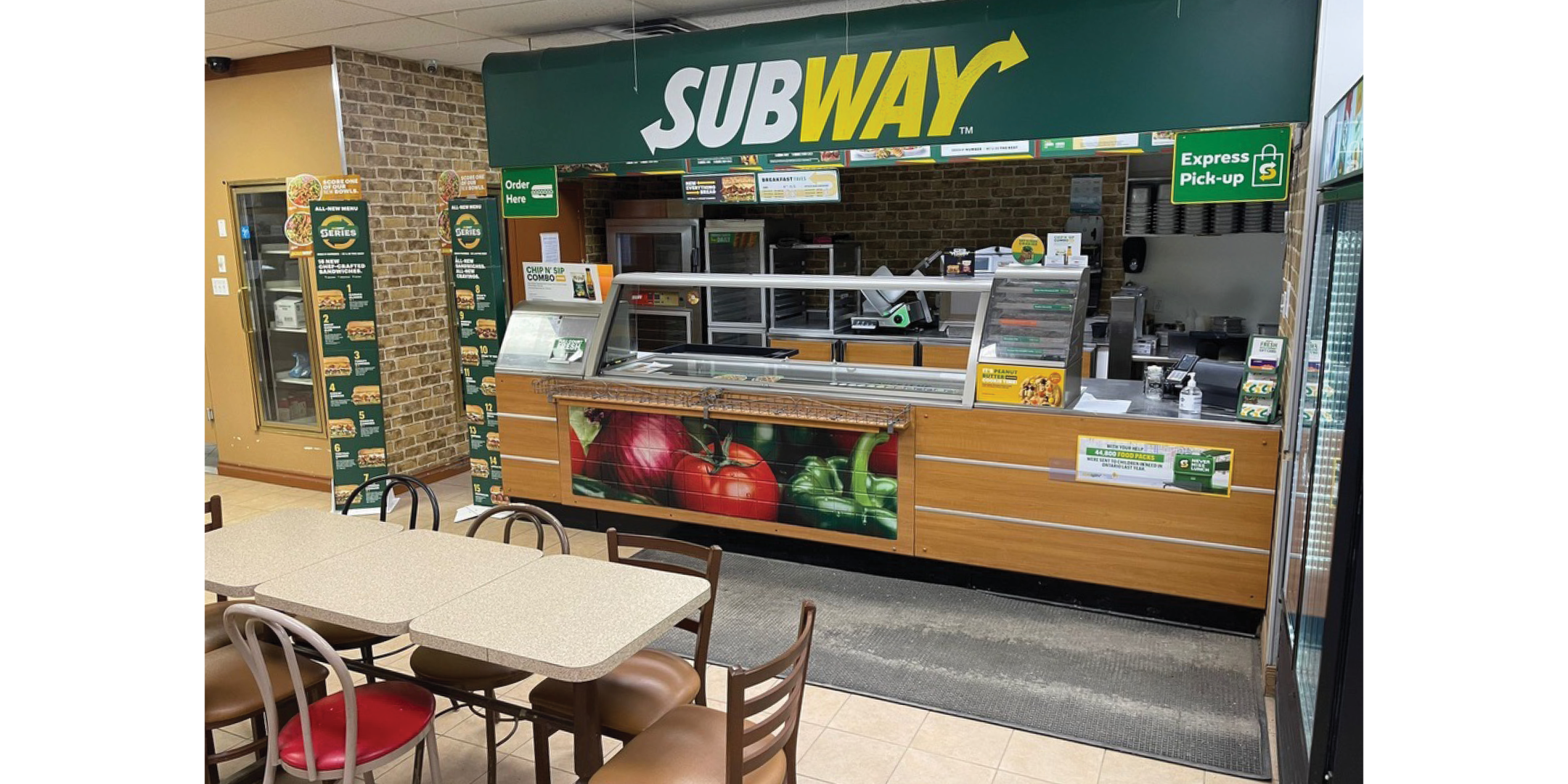 219 Rorke Avenue Interior Subway with seating area