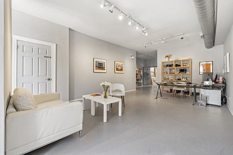 1579 Dupont Street interior showing a beautiful neat space