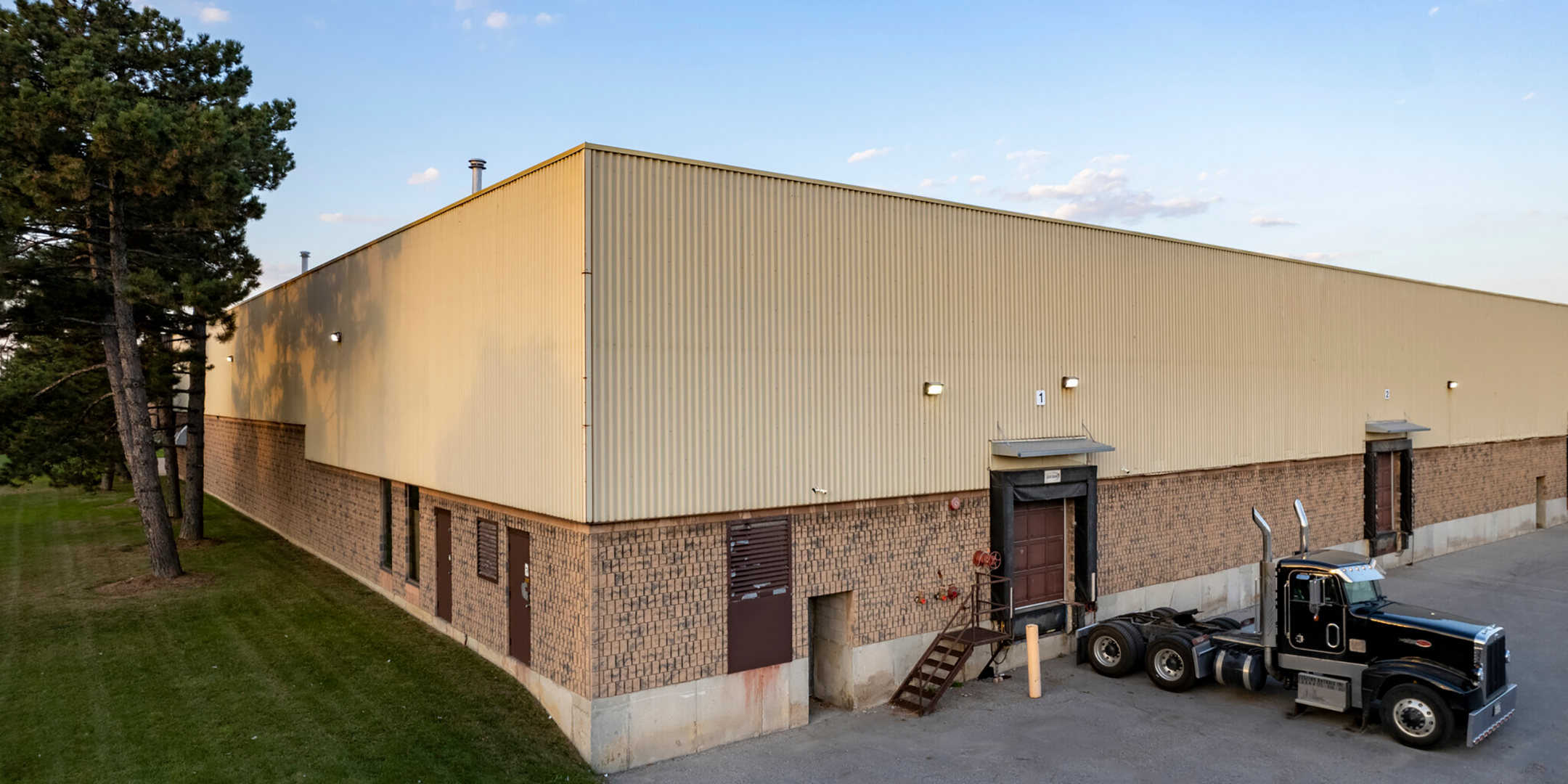 1725 McPherson Court rear entrance and shipping doors