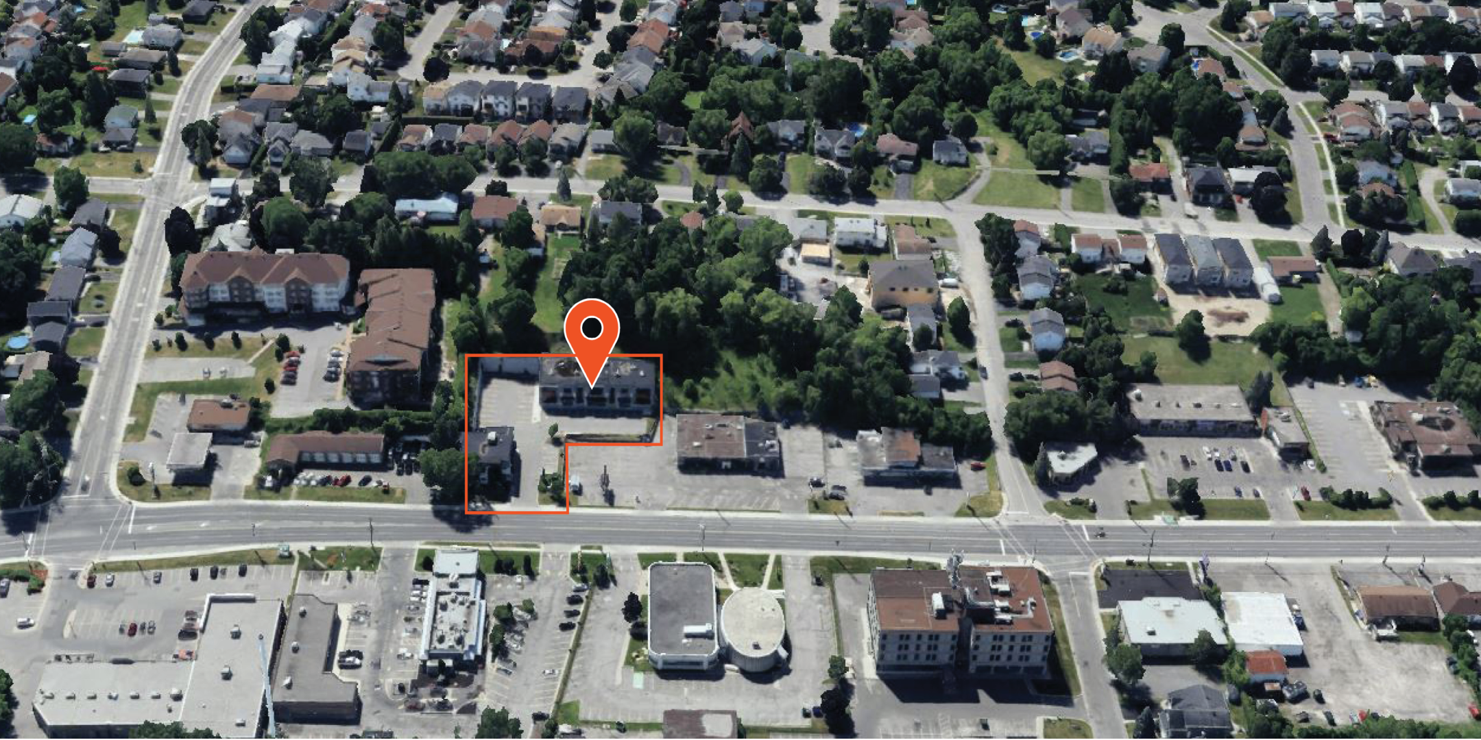2618-2628 St Joseph Boulevard Property Outline