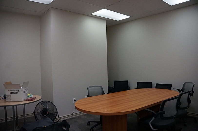 500 Parkdale Avenue N office space with desk and chairs