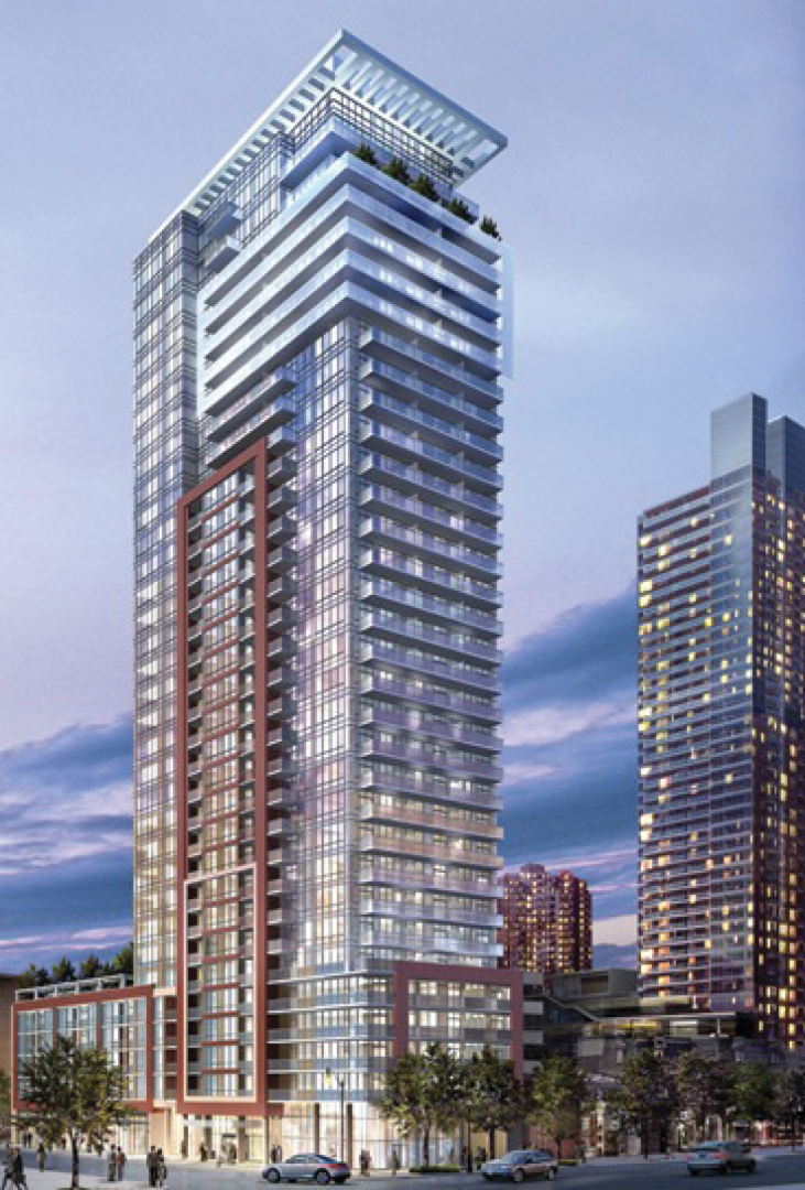 8 Mercer Street High Rise Building with night view