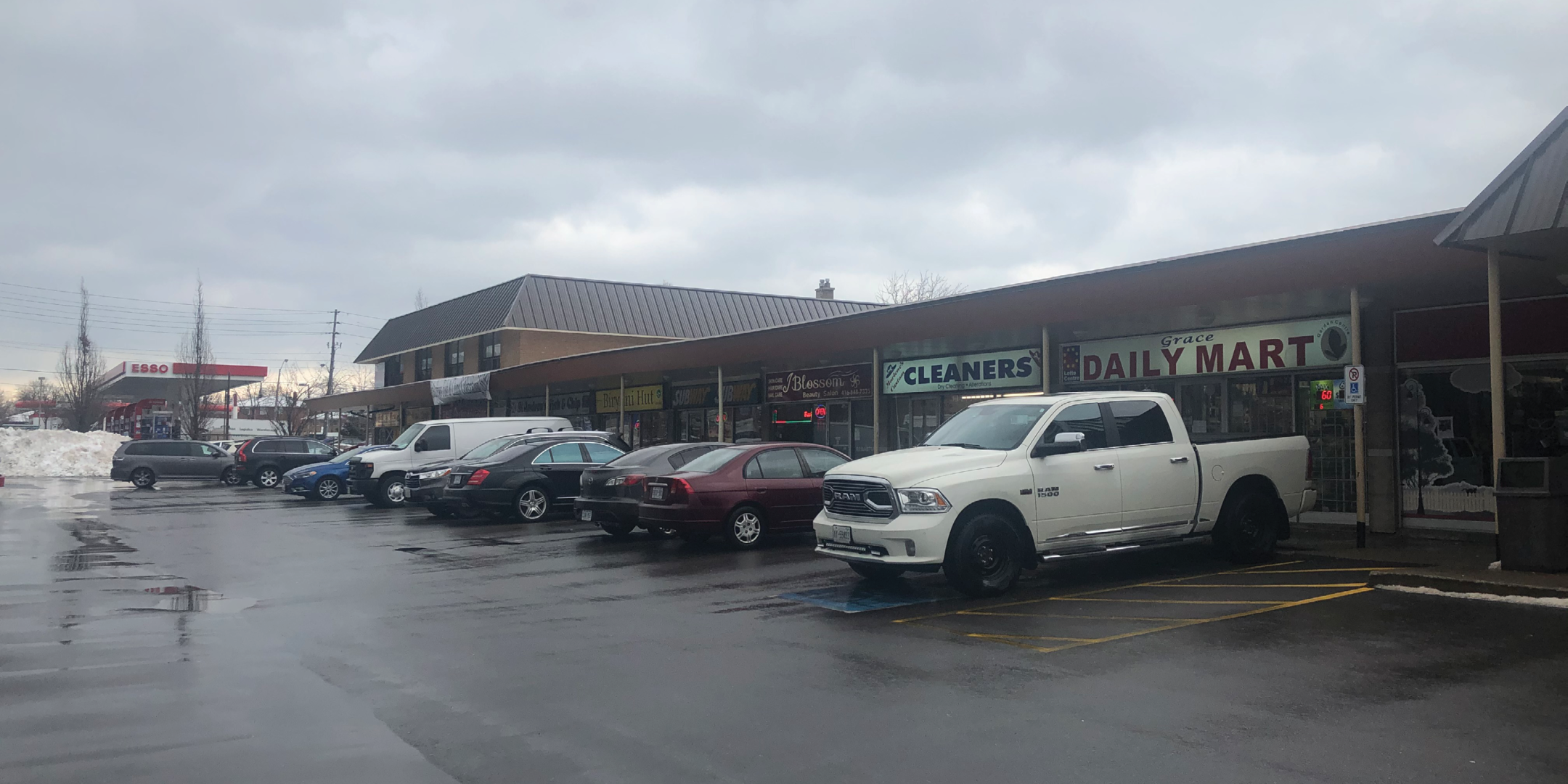 1593 Ellesmere Road Building with ample parking