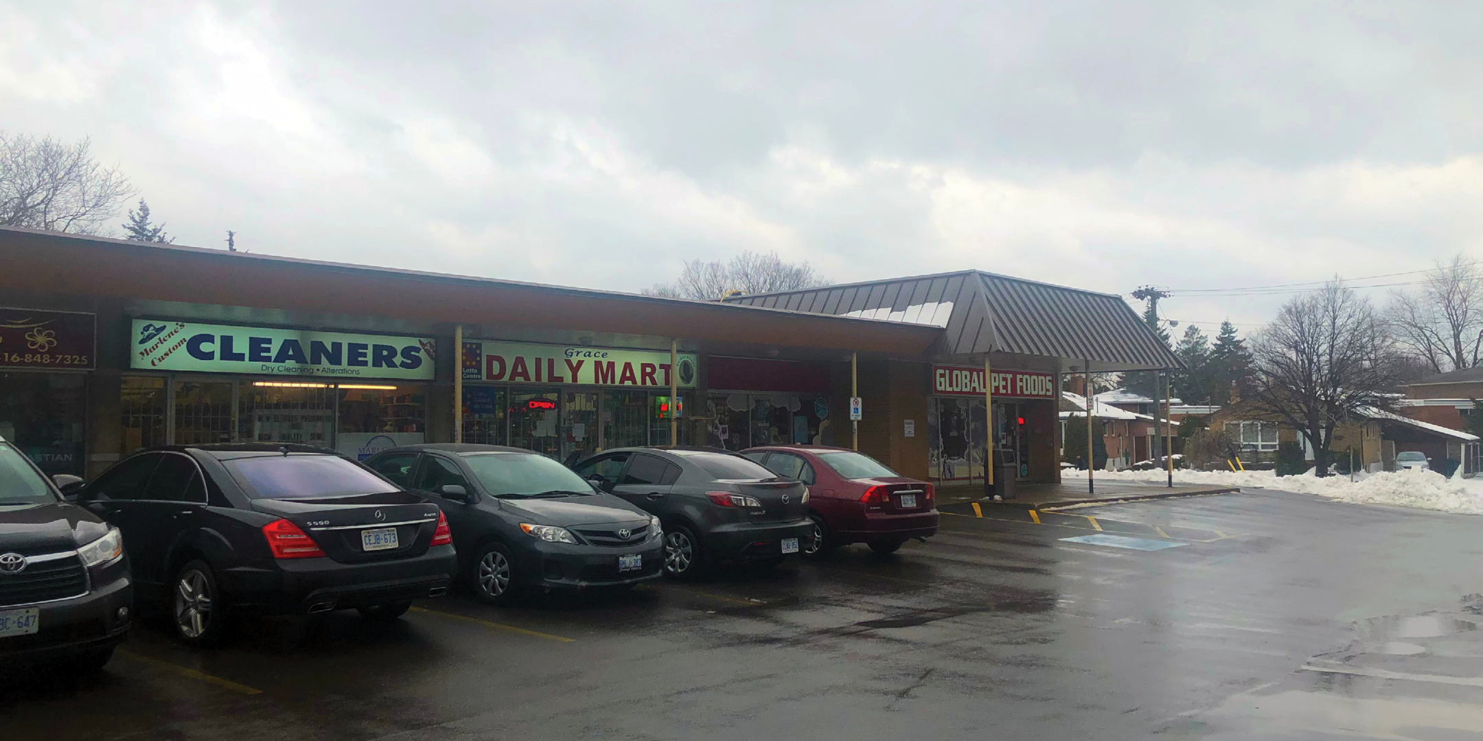 1593 Ellesmere Road Building with ample parking