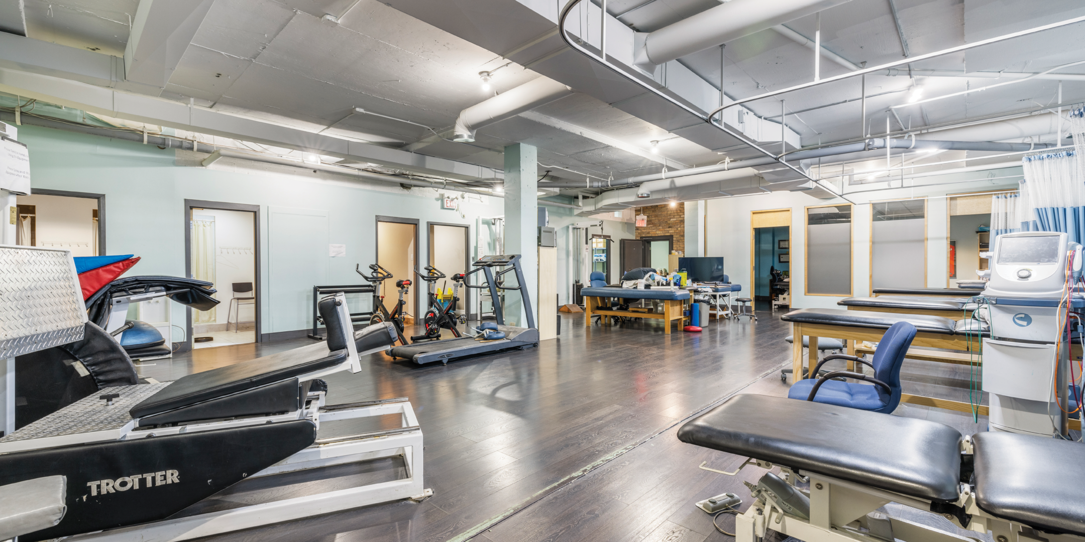 230 Browns Line Exercise Room with beds and treadmills