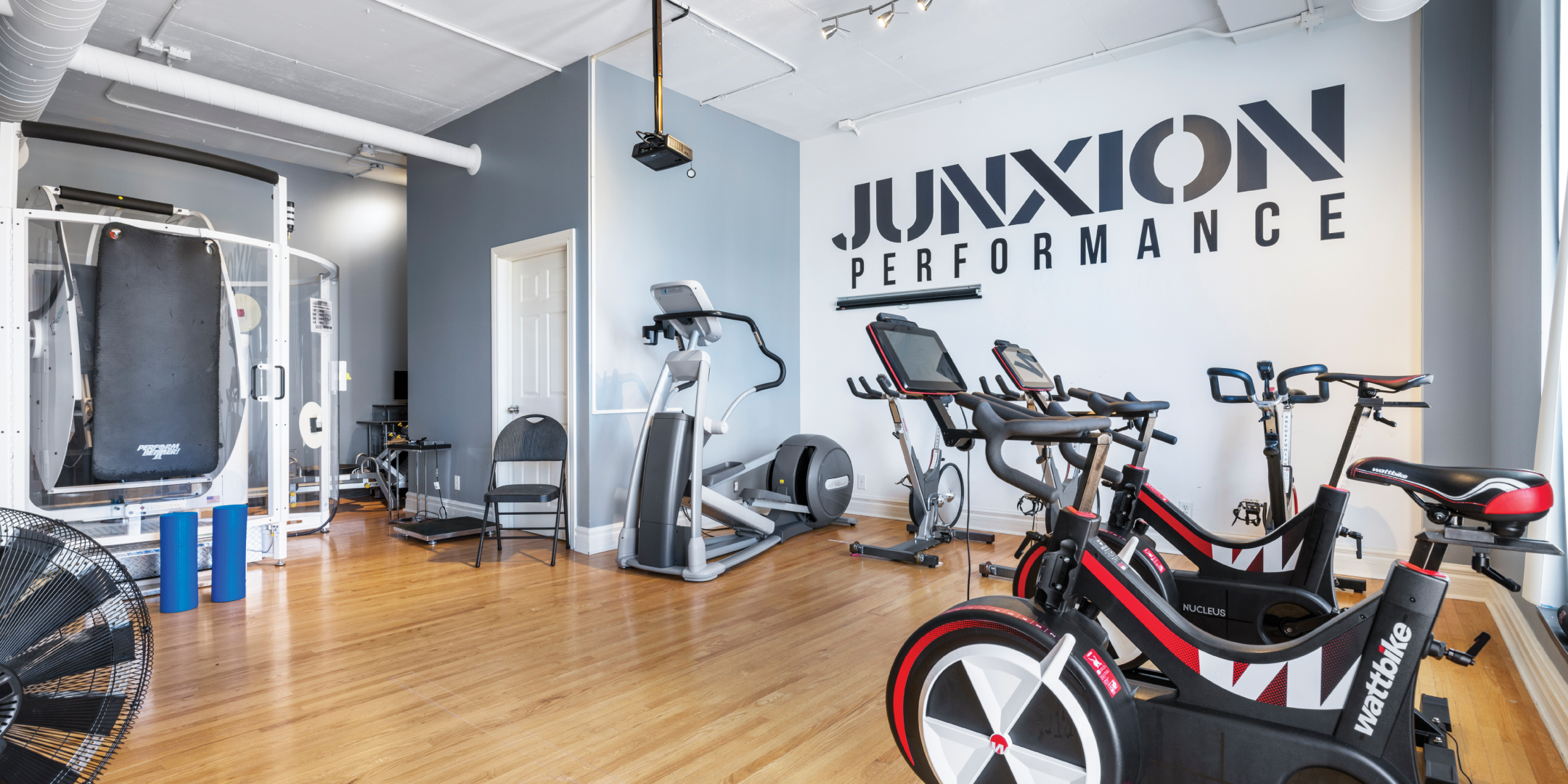 230 Browns Line Exercise Room with bikes and treadmills