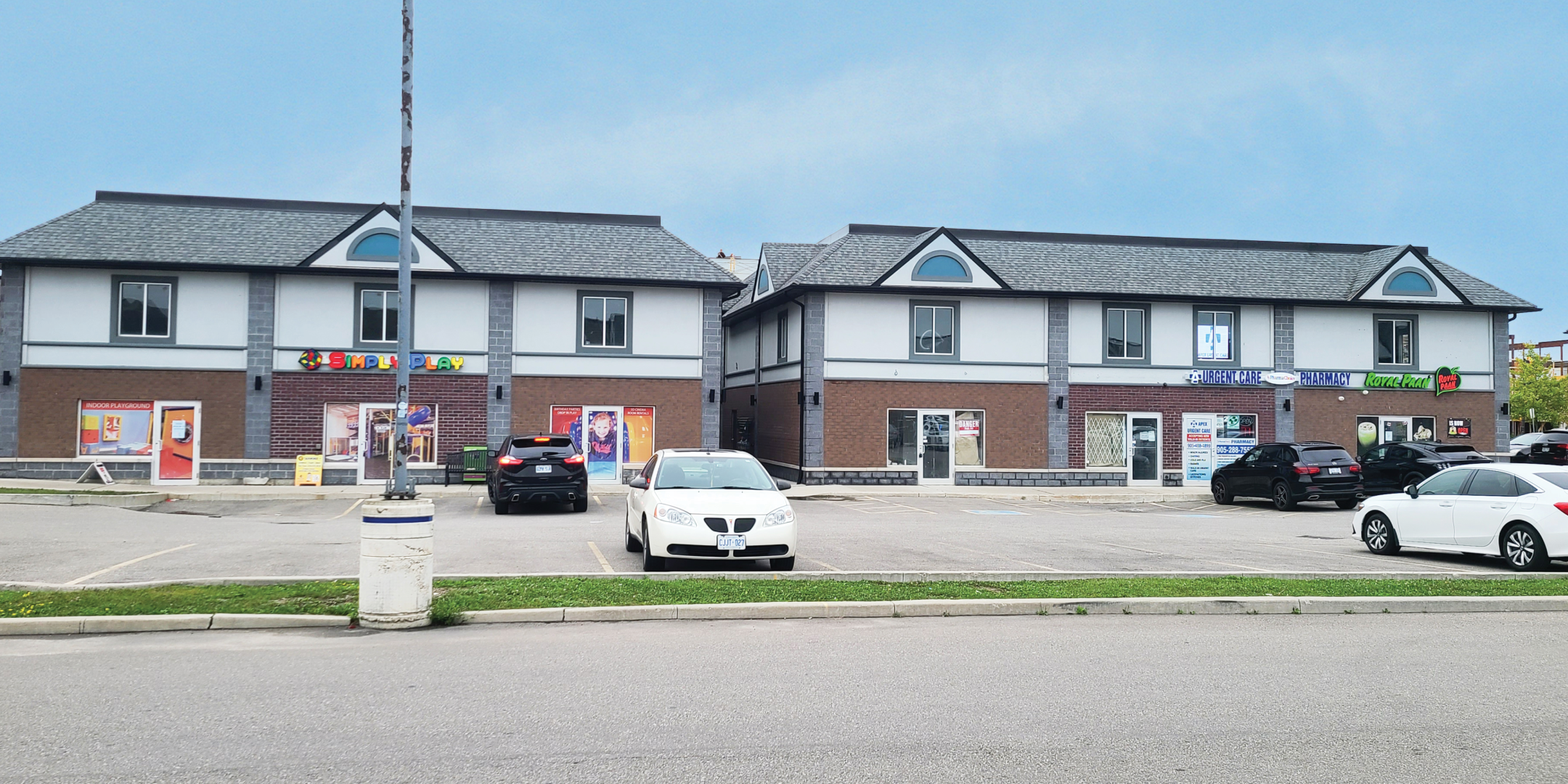 Part of the Strawberry Fields Plaza Building